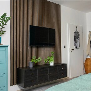 SlatWall panel - Dreveny obklad Tmavy Orech 2700x600 AKCE - 4