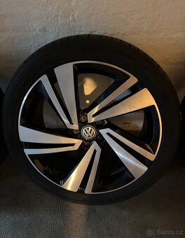 Alu kola vw 5x100 r18 7j et39 pneu 215/45/18 - 4