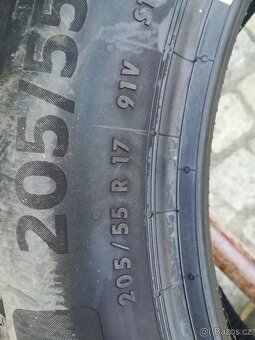 205/55/17 letni pneu CONTINENTAL a HANKOOK 205 55 17 - 4