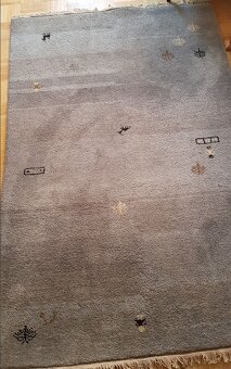 INDO GABBEH 100% vlna, ručně vázaný koberec IKEA, 140x200cm - 4