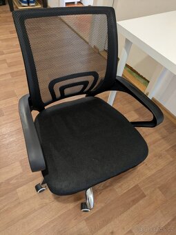 Stůl IKEA Linnmon / Adils + kancelářská židle - 4