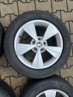 Alu kola sada Škoda 5x112 16" 6.5J ET46 Octavia, Superb atd - 4