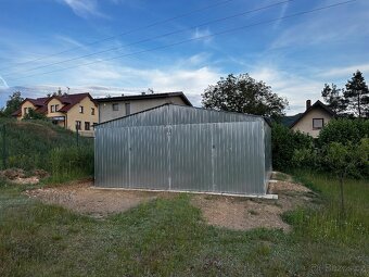 Garáž 6x6m, pozinkovaný plech - 4
