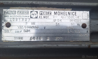 Elektromotor MEZ Mohelnice - 3 kW - 4
