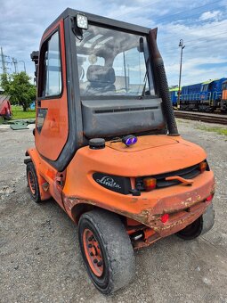 Vysokozdvižný vozík LINDE H40D nosnost 4000kg, volný zdvih - 4