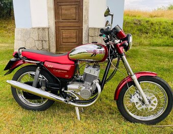 Jawa 350 s TP ČR, Californian 5, červená metalíza - 4