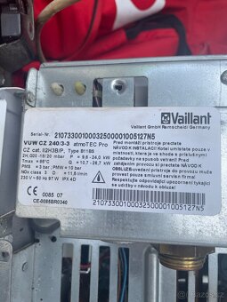 Prodám plynový kotel Vaillant VUW CZ 240/3-3 atmoTEC pro – p - 4