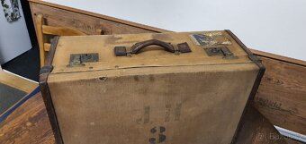 Starožitný cestovní kufr Johann Scholz - 4