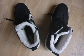 nové zimni boty Rieker, kůže, ovčí vlna - 4
