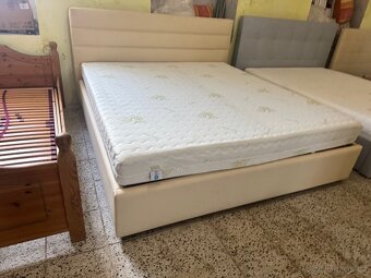 AKCE NOVÁ Kožená postel-letiště 180x200 komplet - 4