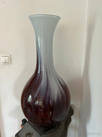 Designová váza skleněná 62cm - 4