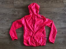Oranžovo-růžová lehká bunda/větrovka s kapucí Decathlon - 4