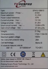 PV panel SUNPRO 410W Black - cena 1699 Kč - 4