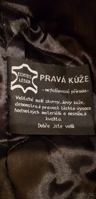 Prodám koženou dámskou bundu velikost L. - 4