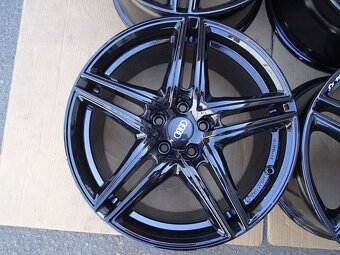 Alu disky černé na Audi, 18", 5x112, ET 30, šíře 8J - 4