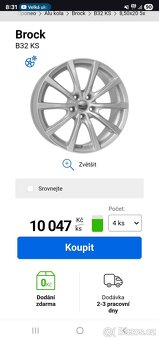 ALU BROCK B32 R20 SILVER_TMPS_TESLA 3/Y - 4