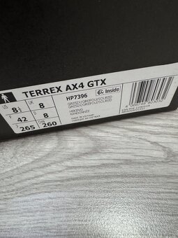 Adidas Terrex AX4 GTX velikost 8 (42) pánské - 4