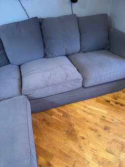 Rohová sedačka IKEA – Ljungen šedá - 4