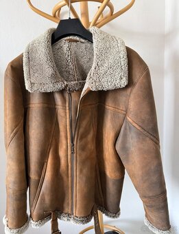 Kožená bunda - pravý beran - 4