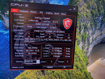 Herní PC - i5 9400F, 16gb ddr4, RTX3050 8gb, ssd - 4