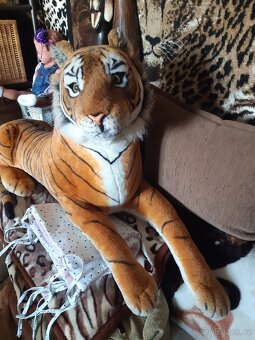 Obrovský plyšový tygr - 4