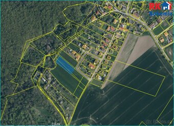 Prodej, stavební pozemek, 1850 m2, Dobrovice, část Chloumek, - 4
