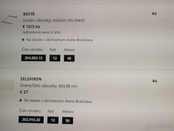 Ikea Besta - skrinky biela farba vysoký lesk - 4