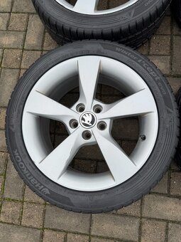 ORIGINÁL Alu Škoda DIONE 5x100, R16 - ZIMNÍ PNEU - 4