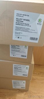 Nové ALU KOLA TRITON ŠKODA 6,5Jx 17 et41  NOVÉ - 4