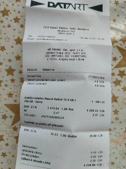 Xiaomi Redmi 15 4g,8GB/256GB,jen vyzkoušený,Datart - 4