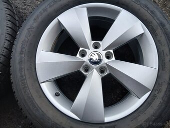 Sada Orig Alu kol Škoda 215/65R17 zimní - 4