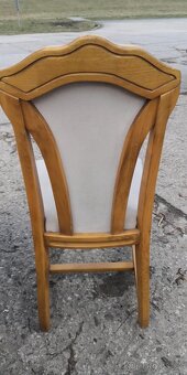 Masivní židle - 6 kusů - 4