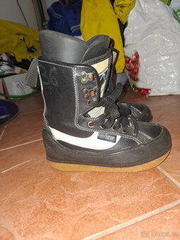 Snowboard 120 cm + Snw. boty cca 21 cm - 4