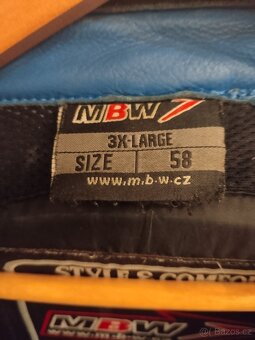 Dvoudílná kožená kombinéza - 4