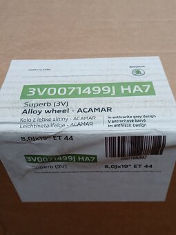 ALU kola ACAMAR, ŠKODA Superb III - 4