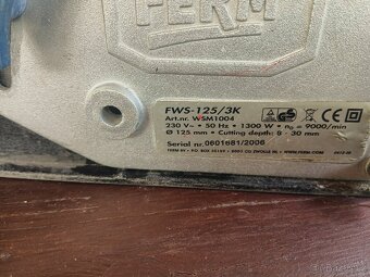 Drážkovací fréza FERM FWS-125/3K - 4