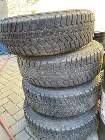 Litá kola r14, 4x100 , zimni pneu - 4