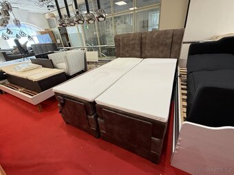 Postel BOXSPRING 140x200 elektr. poloh. NOVÁ 2.j. - 4