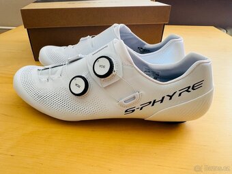 Silniční tretry SHIMANO RC9 S-PHYRE - TOP STAV - 4