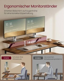 Industriální stůl do L - 4