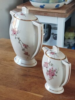 ART DECO PORCELÁNOVÉ KONVIČKY UNION PORCELAINIERE UNIQUE LIM - 4