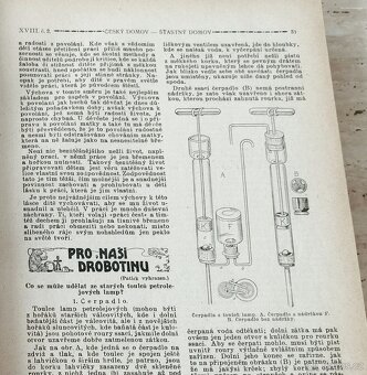 Časopisy Šťastný domov, dva svázané ročníky 1923 a 1924 - 4