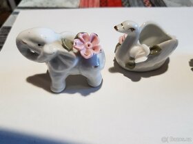 Porcelánové labutě, slon - 4