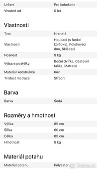 Cestovní postýlka - 4