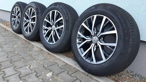 Alu kola 5x112 r17 vw Tiguan letní pneu - 4