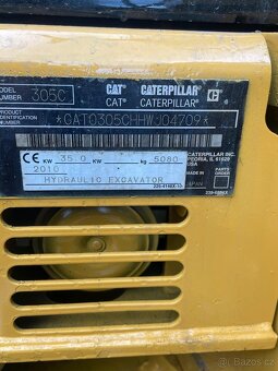 Caterpillar 305C CR - bagr, pásové rypadlo - 4