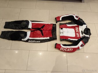 Ducati Corse-Dámská kožená moto kombinéza, dvoudílná - 4