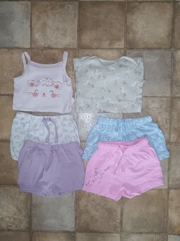 Mix oblečení 74 - 80 cm - 4