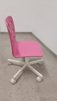 Dětská růžová židle JULES - IKEA - 4