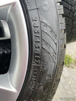 Originální sada kol Mercedes W212/S212, 245/45/17 zimní - 4